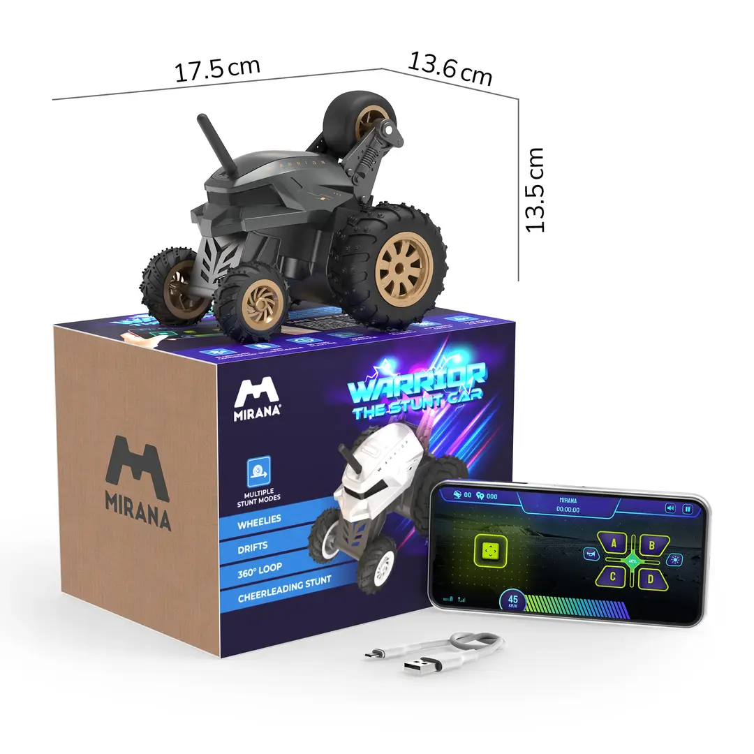 App Control Toy Warrior Stunt RC Car Mirana Toys For Kids.